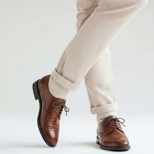 G H Bass & Co Dress Oxford Leather Lace Up Dress Shoes